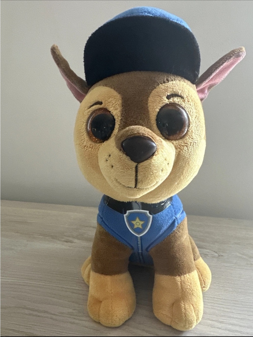 Paw Patrol Plush Ty Beanie Boo Chase  6" Police Dog Stuffed Animal Toy